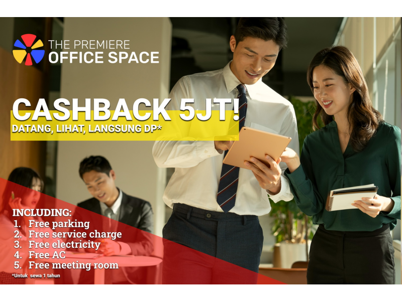 The Premiere NEW NORMAL Office Space Kelapa Gading, Jakarta Utara, BEBAS BIAYA APAPUN