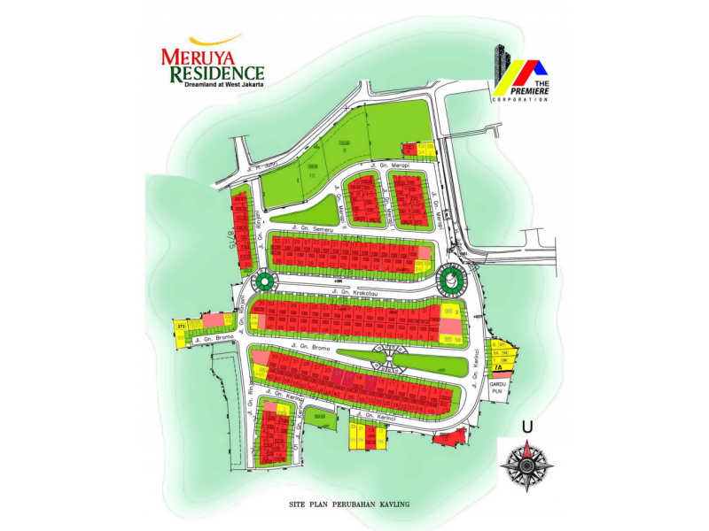 Kavling Rumah Meruya Residence, Meruya, Jakarta Barat, CLUSTER ELITE !!