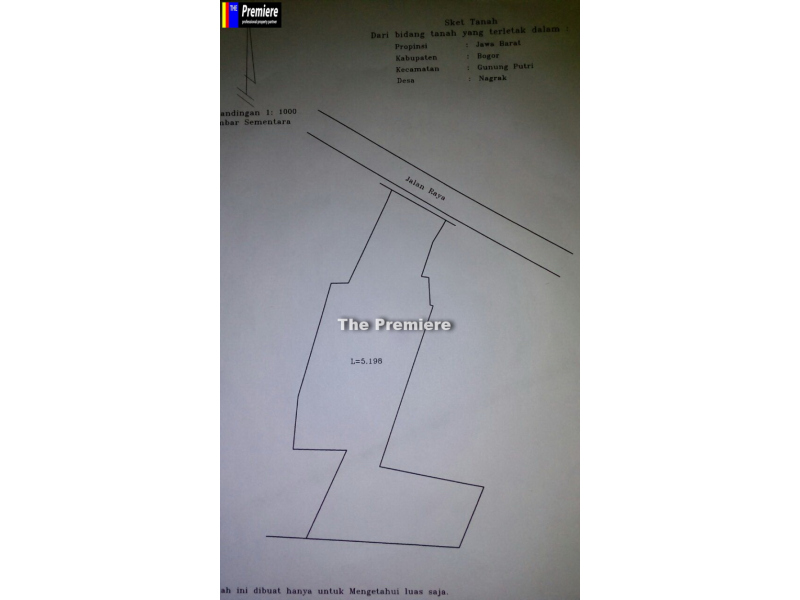 Dijual Tanah Dengan Lokasi Stategis Di Cibubur