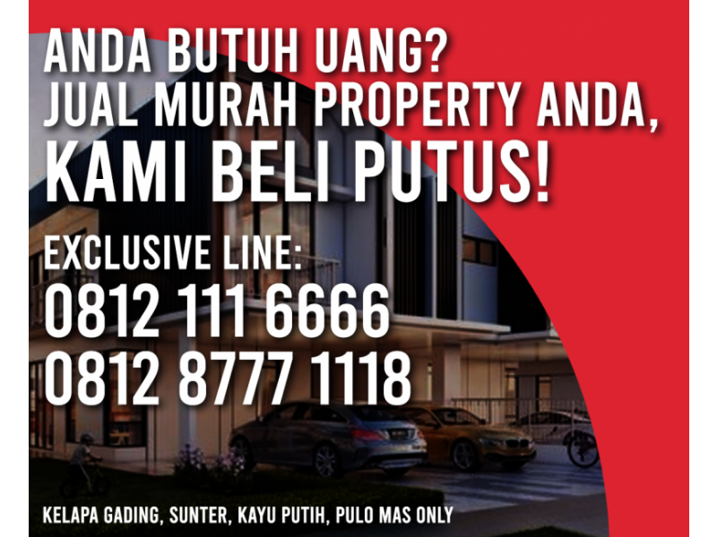 Rumah Hook Sunter Bisma, Sunter, Jakarta Utara, SIAP HUNI !!